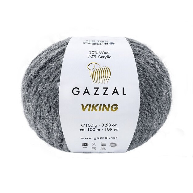 VIKING Gazzal - 70% Acrylic, 30% Wool, 100gr/ 100m, Nr 4016