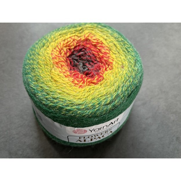 ALPACA FLOWERS Yarn Art- 20% Alpaca, 80% Acrylic, 250gr/ 940m, Nr 430