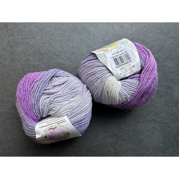 BABY WOOL Alize- 40% Wool, 40% Acrylic, 20% Bamboo, 50gr/ 175m, Nr 2167