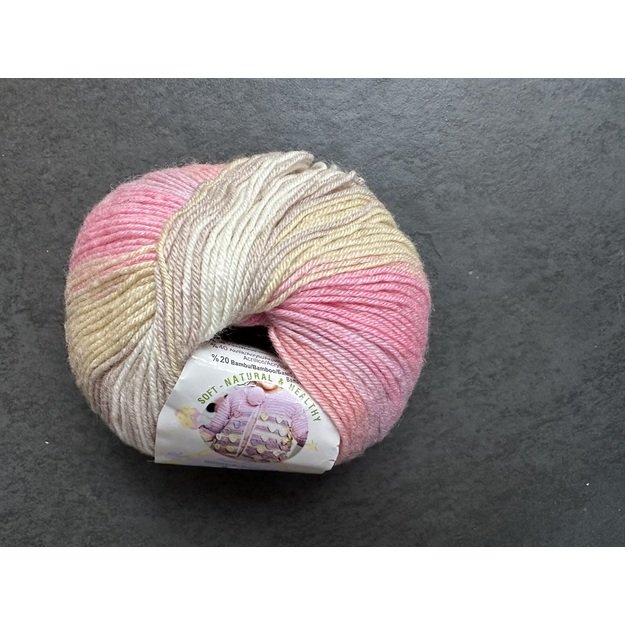 BABY WOOL Alize- 40% Wool, 40% Acrylic, 20% Bamboo, 50gr/ 175m, Nr 2807