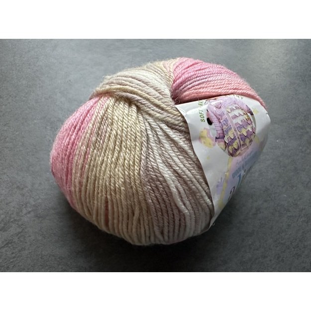 BABY WOOL Alize- 40% Wool, 40% Acrylic, 20% Bamboo, 50gr/ 175m, Nr 2807