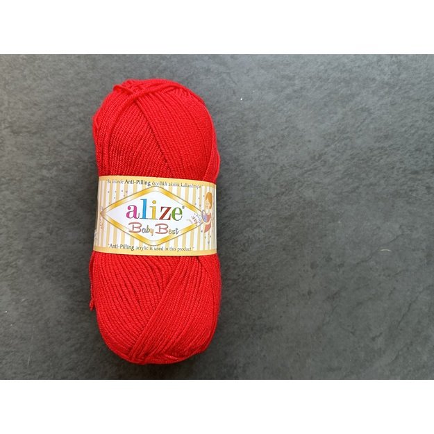 BABY BEST Alize- 90% Acrylic Anti- Pilling, 10% Bamboo, 100gr/ 240m, Nr 56