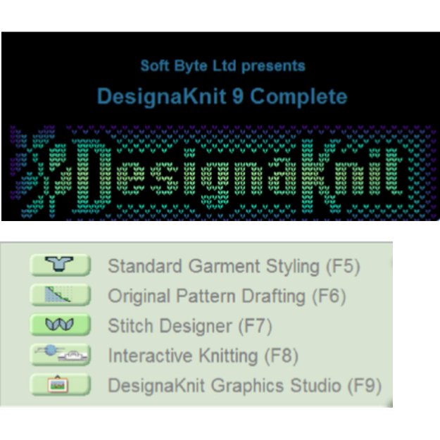 Programinė įranga mezgimui DesignaKnit9 Professional