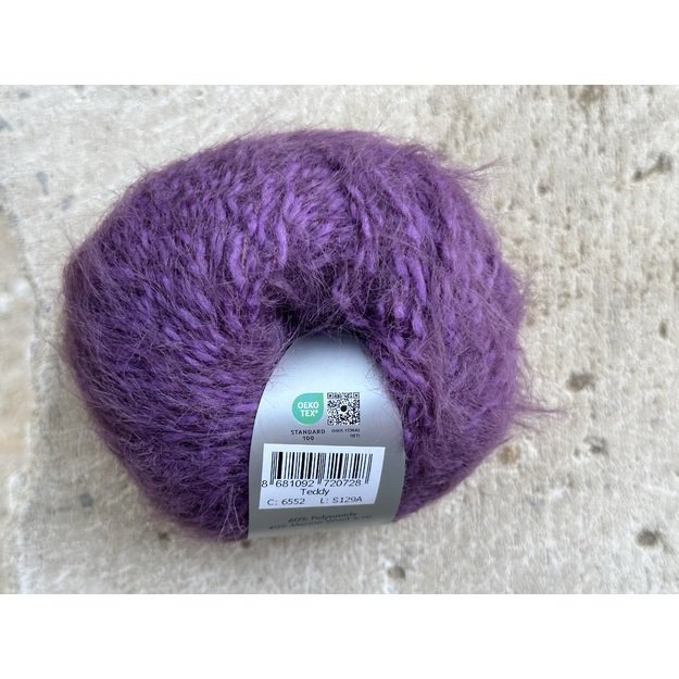 TEDDY Gazzal- 60% Polyamide, 40% Merino wool, 50gr/ 150m, Nr 6552