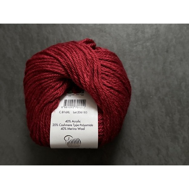 BABY WOOL XL Gazzal - 40% Acrylic,  20% Cashmere PA , 40% Lana Merino, 50 gr/ 100m, Nr 816