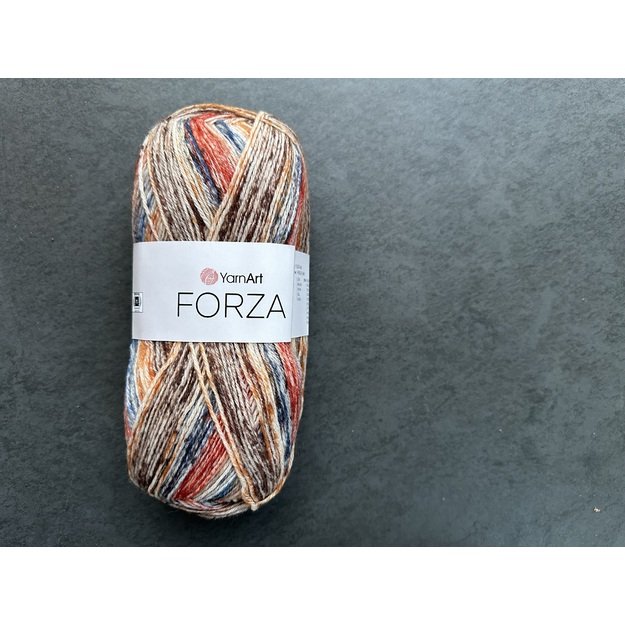 FORZA YarnArt- 75% wool, 25% poliamide, 100gr/ 420m, Nr 2602