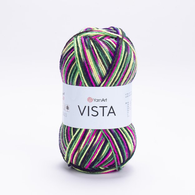 VISTA YarnArt - 25% wool,  75% acrylic, 100gr/ 280m Nr 5318