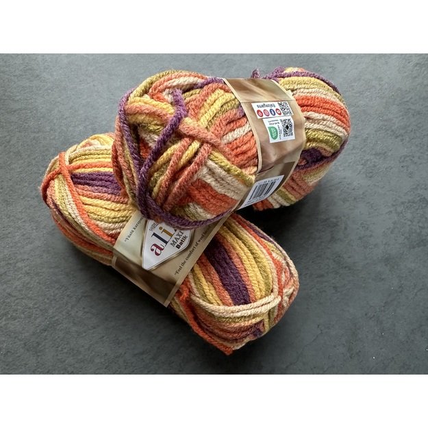 SUPERLANA MAXI BATIK Alize- 25% Wool , 75% Acrylic- 100 gr / 100 m, Nr 8027