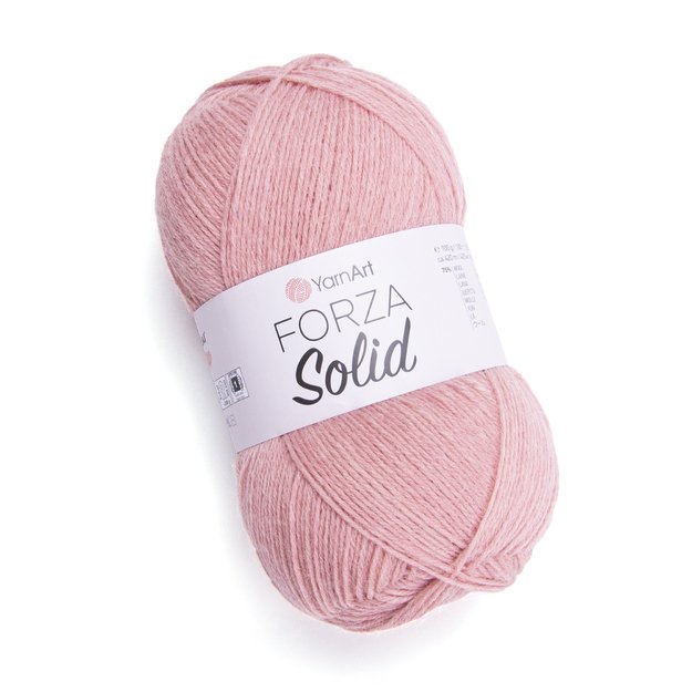 FORZA SOLID- 75% wool, 25% polyamide, 100gr/ 420m, Nr 4636