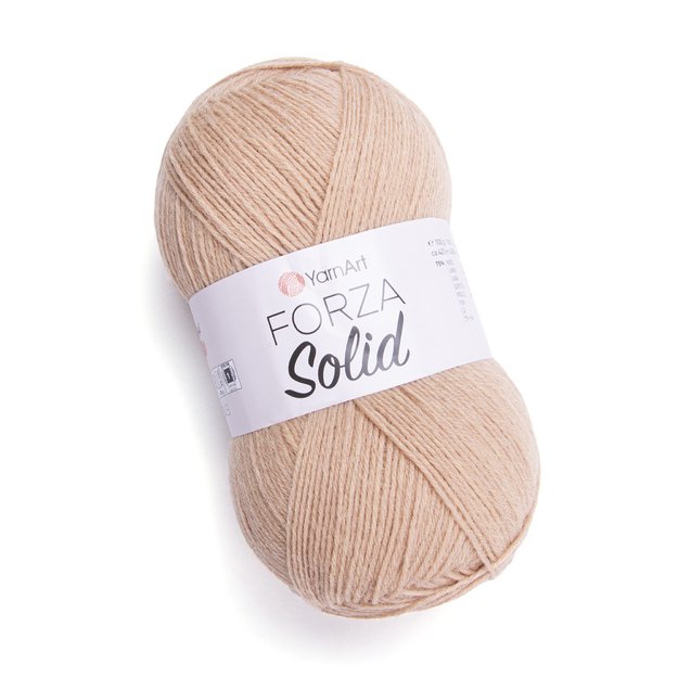 FORZA SOLID- 75% wool, 25% polyamide, 100gr/ 420m, Nr 4606