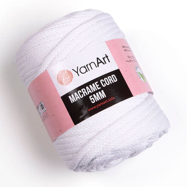 MACRAME Cord 5mm- 60% Cotton, 40% Viscose&Polyester, 500 gr/ 85 m, Nr 751