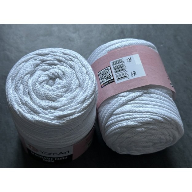 MACRAME Cord 5mm- 60% Cotton, 40% Viscose&Polyester, 500 gr/ 85 m, Nr 751