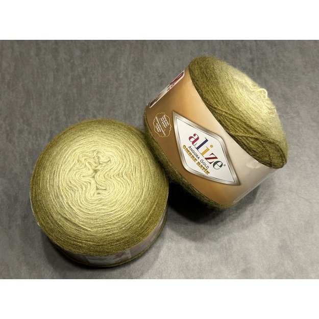 ANGORA GOLD OMBRE BATIK- 20% Wool, 80% Akrilik, 150gr/ 825m, Nr 7355