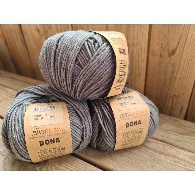 DONA Fibra Natura- 100% Superwash Extra fine merino, 50gr/ 115m, Nr 106-37