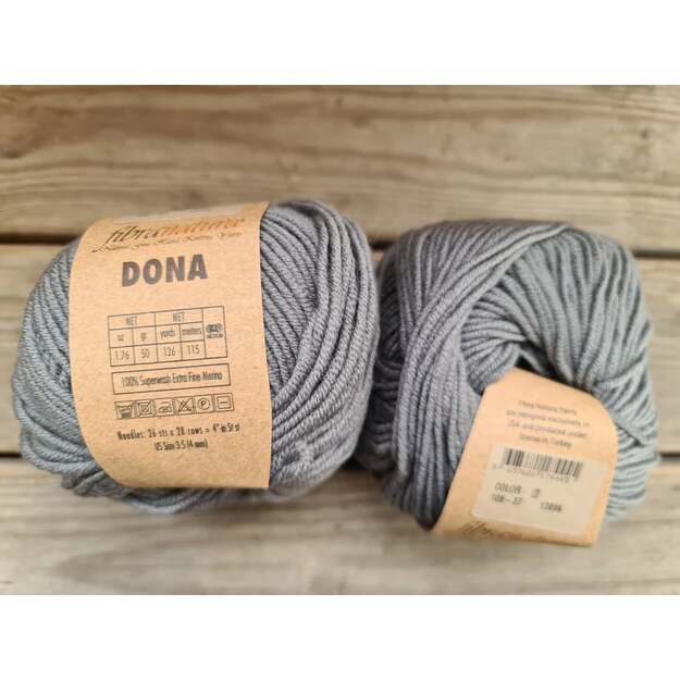 DONA Fibra Natura- 100% Superwash Extra fine merino, 50gr/ 115m, Nr 106-37