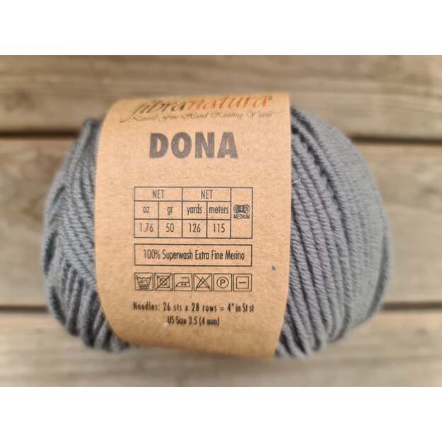 DONA Fibra Natura- 100% Superwash Extra fine merino, 50gr/ 115m, Nr 106-37