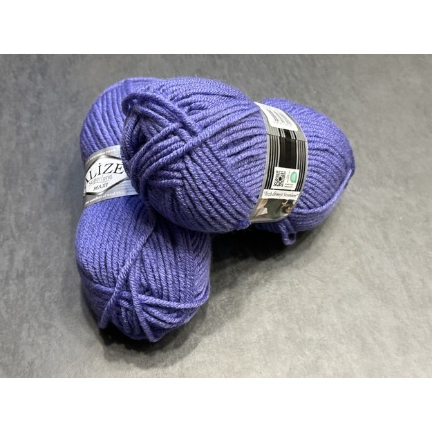 SUPERLANA MAXI Alize- 25% Wool , 75% Acrylic- 100 gr / 100 m, Nr 851