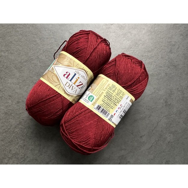DIVA Alize- 100% microfiber acrylic, 100gr/ 350m, Nr 538