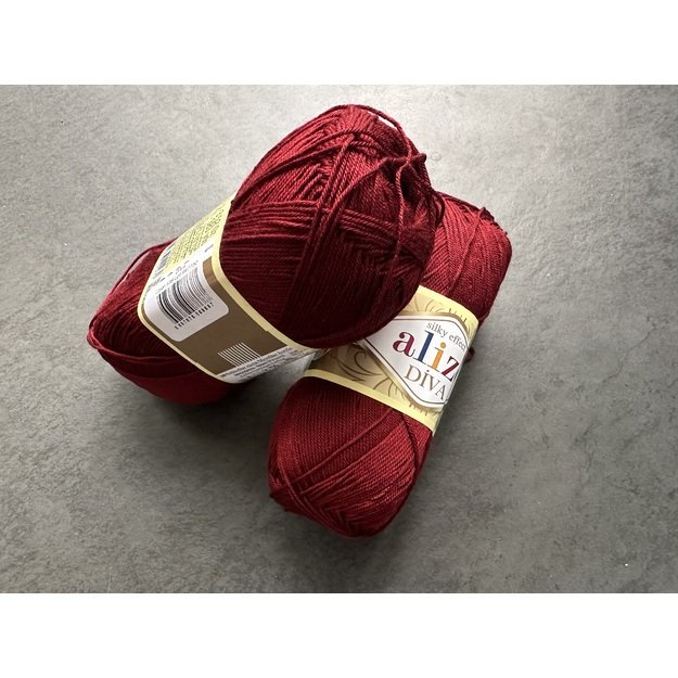 DIVA Alize- 100% microfiber acrylic, 100gr/ 350m, Nr 538