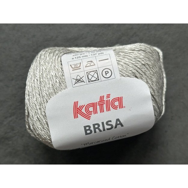 BRISA- 60% mercerized Cotton, 40% viscose, 50gr/ 125m, Nr 25