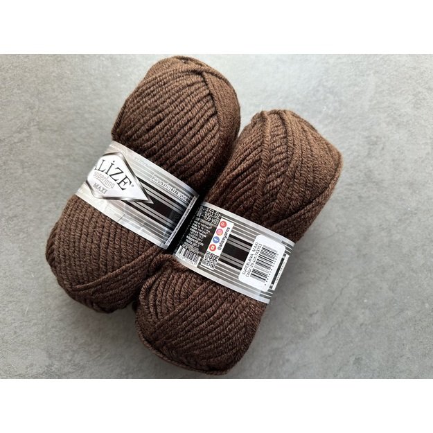 SUPERLANA MAXI Alize- 25% Wool , 75% Acrylic- 100 gr / 100 m, Nr 26