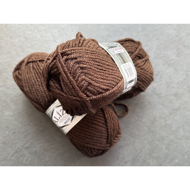 SUPERLANA MAXI Alize- 25% Wool , 75% Acrylic- 100 gr / 100 m, Nr 26