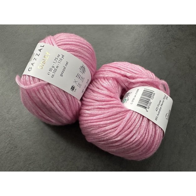 SISLEY - 58% Australian merino wool, 42% viscose, 50 g / 105 m, No. 5730