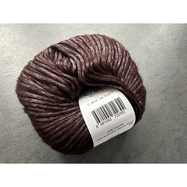 SISLEY - 58% Australian merino wool, 42% viscose, 50 g / 105 m, No. 5715 2
