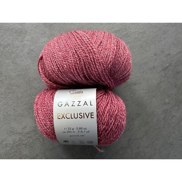 EXCLUSIVE Gazzal- 60% superwash merino fine, 10% super kid mohair, 30% mulberry silk, 25gr/ 200m, Nr 9945