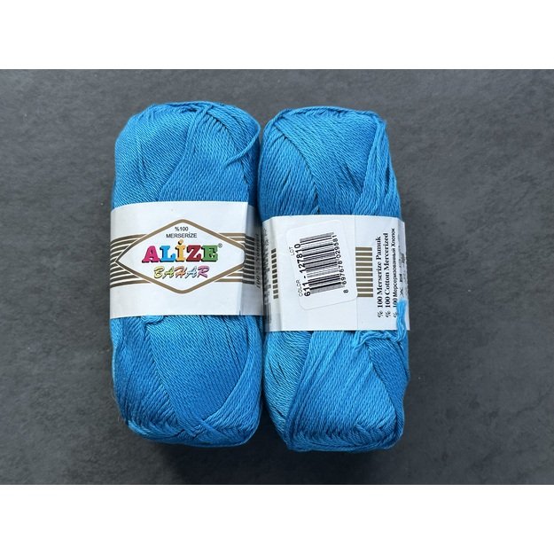 BAHAR Alize- 100% Cotton Mercerized (merserizuota medvilnė), 100gr/ 260m, Nr 611 2