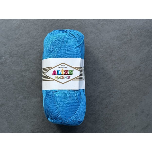 BAHAR Alize- 100% Cotton Mercerized (merserizuota medvilnė), 100gr/ 260m, Nr 611