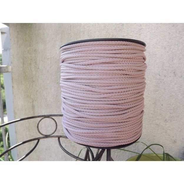 Virvelė megzta, poliesterinė, su užpildu, 5,5-6,0 mm - Nr 97