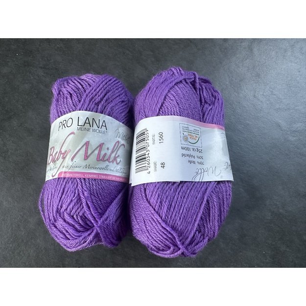 BABY MILK Pro Lana- 70% wolle, 30% polylactid, 25 gr/ 100m, Nr 48