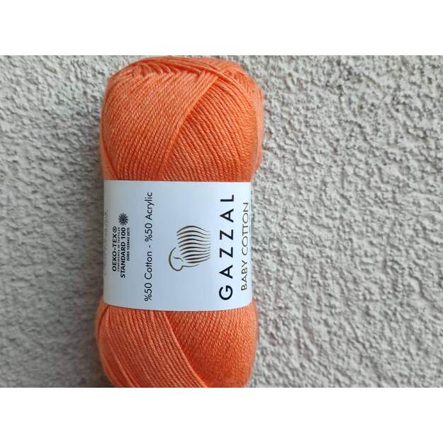 BABY COTTON 205 Gazzal- 50% cotton, 50% acrylic, 50 gr/ 205m, Nr 505