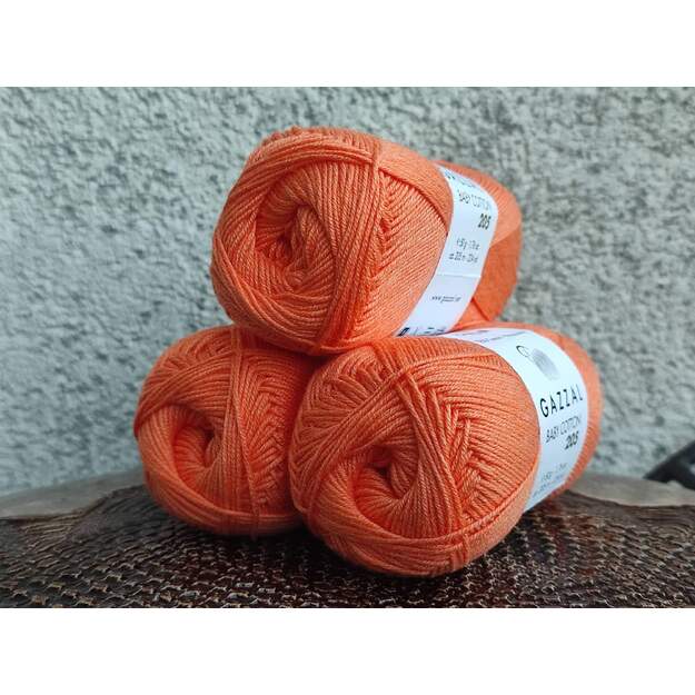 BABY COTTON 205 Gazzal- 50% cotton, 50% acrylic, 50 gr/ 205m, Nr 505