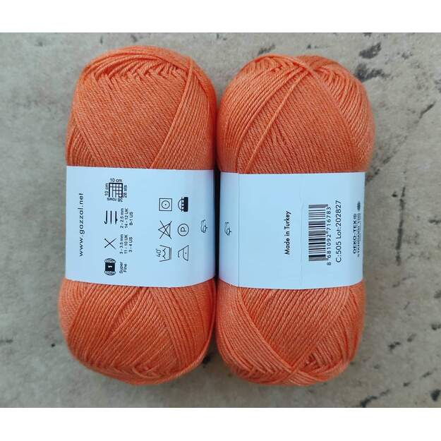 BABY COTTON 205 Gazzal- 50% cotton, 50% acrylic, 50 gr/ 205m, Nr 505