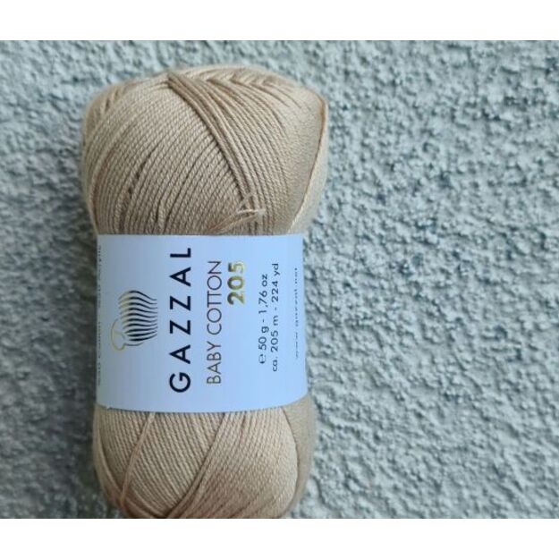 BABY COTTON 205 Gazzal- 50% cotton, 50% acrylic, 50 gr/ 205m, Nr 500