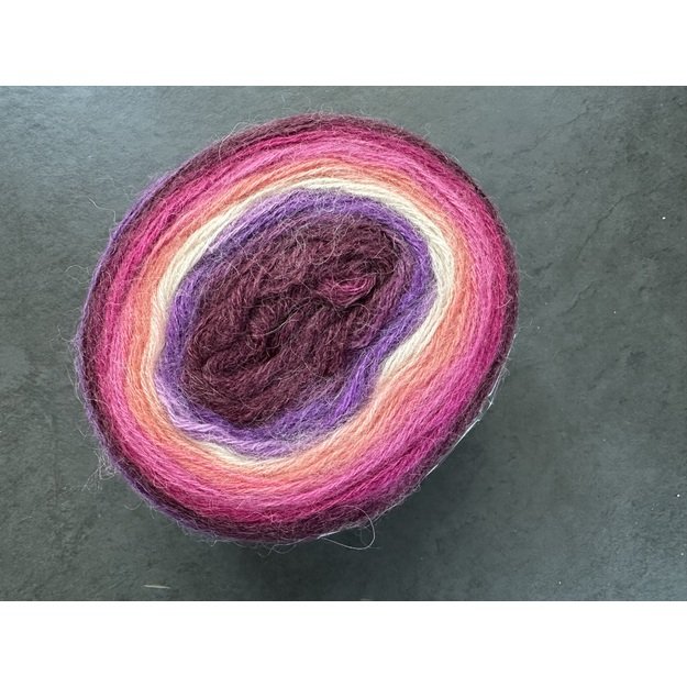 ANGORA LUKS Color Nako- 5% moher, 15% wool, 80% premium akrilik, 150 gr/ 810m, Nr 81917