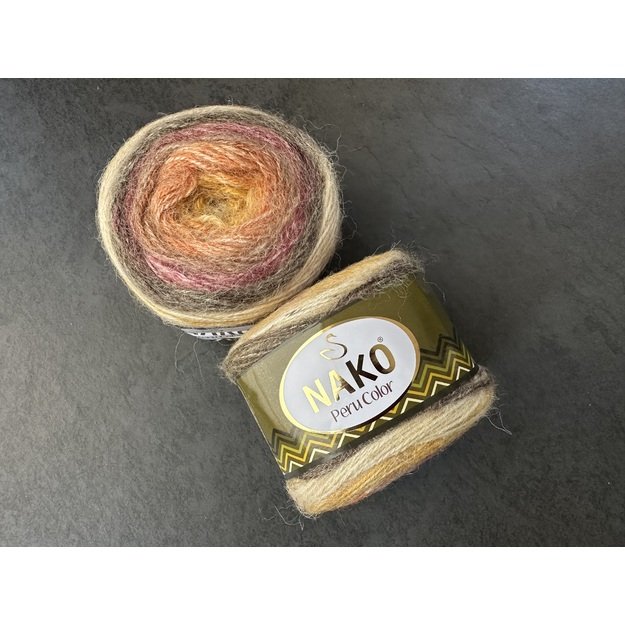 PERU COLOR Nako- 25% alpaca, 25% wool, 50% Premium Akrilik, 100 gr/ 310m, Nr 32188 2