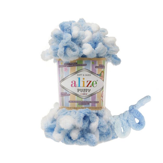 PUFFY COLOR- 100% Micropolyester, 100 gr/ 9m, Nr 5865