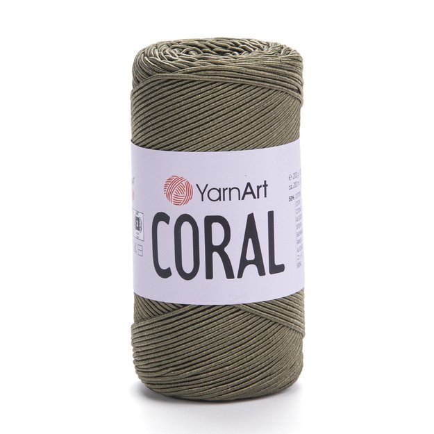 CORAL YarnArt- 50% cotton, 50% polyester, 200gr/ 200m, Nr 1920