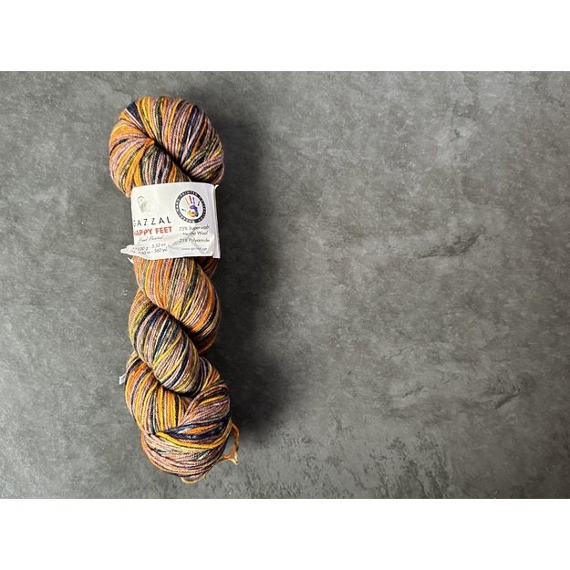 HAPPY FEET Gazzal- 75% Superwash Merino Wool, 25% Polyamide, 100gr/ 330m, Nr 3244