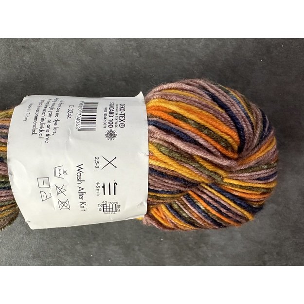 HAPPY FEET Gazzal- 75% Superwash Merino Wool, 25% Polyamide, 100gr/ 330m, Nr 3244