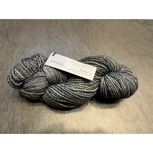 WORM Gazzal- 100% Superwash Merino Fine Wool, 150gr/ 120m, Nr 3863