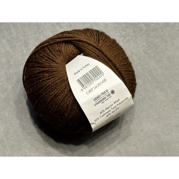 BABY WOOL Gazzal- 40% acrylic, 20% cashmere PA, 40% lana merino, 50gr/ 175m, Nr 807