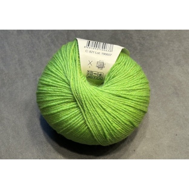 BABY WOOL Gazzal- 40% acrylic, 20% cashmere PA, 40% lana merino, 50gr/ 175m, Nr 821