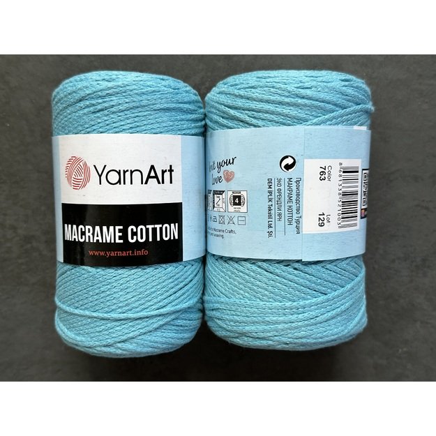 MACRAME COTTON YarnArt- 80% cotton, 20% polyester, 250gr/ 225m, Nr 763