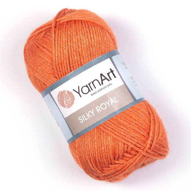 SILKY ROYAL YarnArt- 35% Silk Rayon, 65% Merino wool, 50gr/ 140m, Nr 438