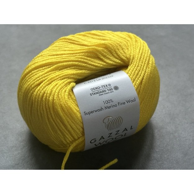 WOOL 115 Gazzal- 100% superwash merino fine wool, 50gr/ 115m, Nr. 3315