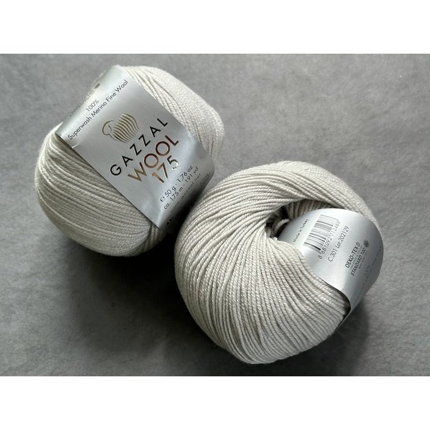 WOOL 175 Gazzal- 100% superwash merino fine wool, 50gr/ 175m, Nr. 301